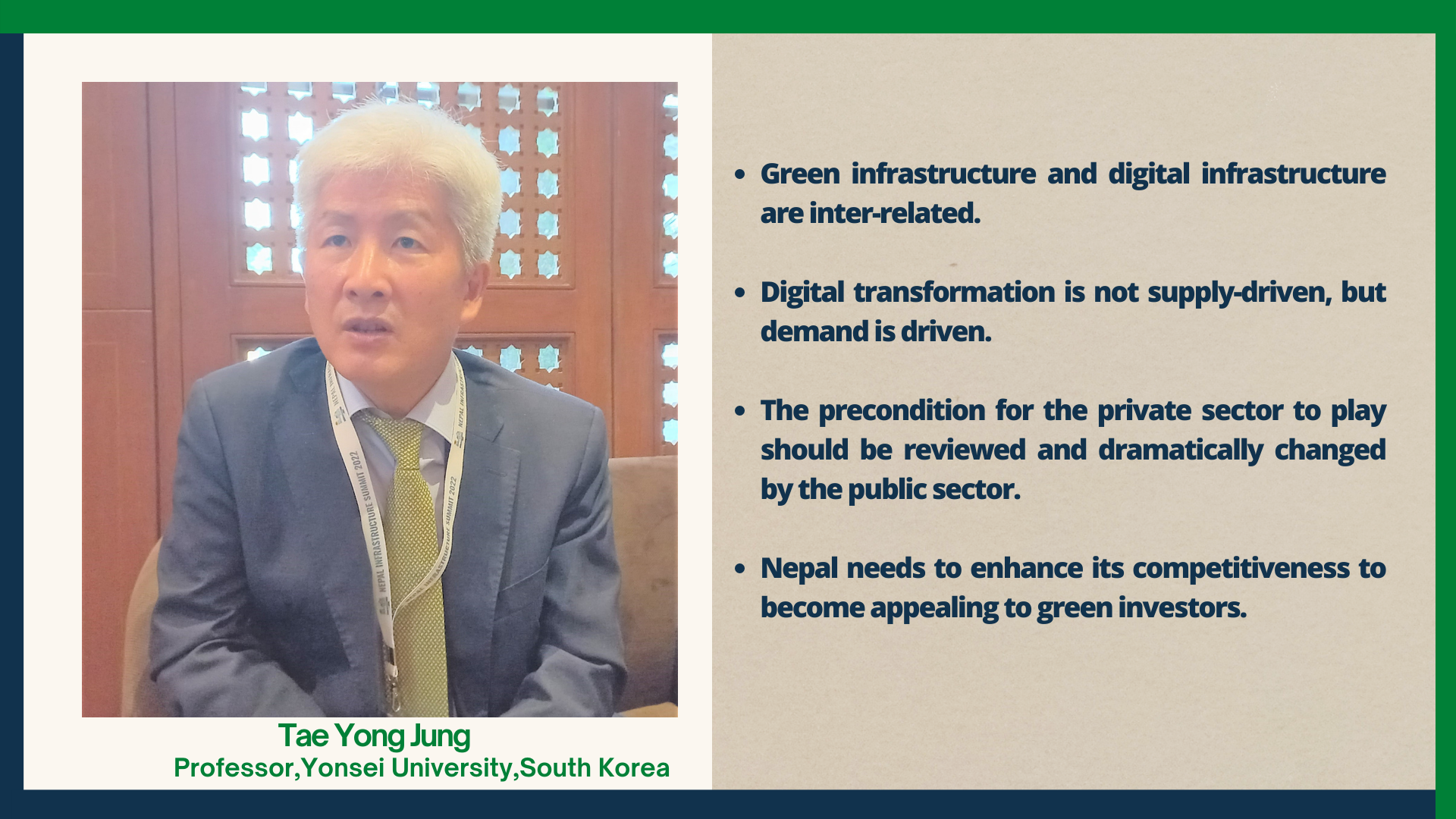 ‘Green infrastructure should be recombined with digital infrastructure’