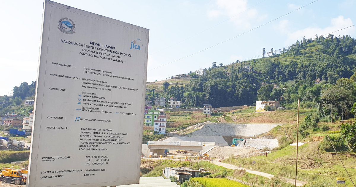 Nagdhunga Tunnel timeline extended by 3 months