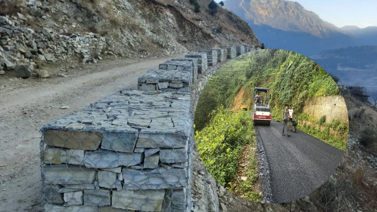 Road length nearing 65000 km, black topped roads cover 7 pc