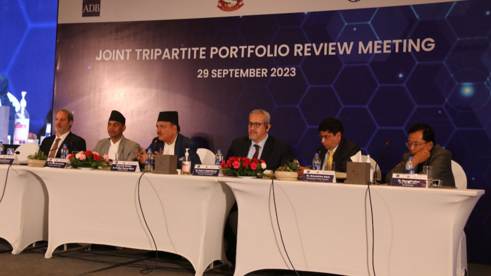 Nepal Government, ADB, and the World Bank Review Progress of Projects