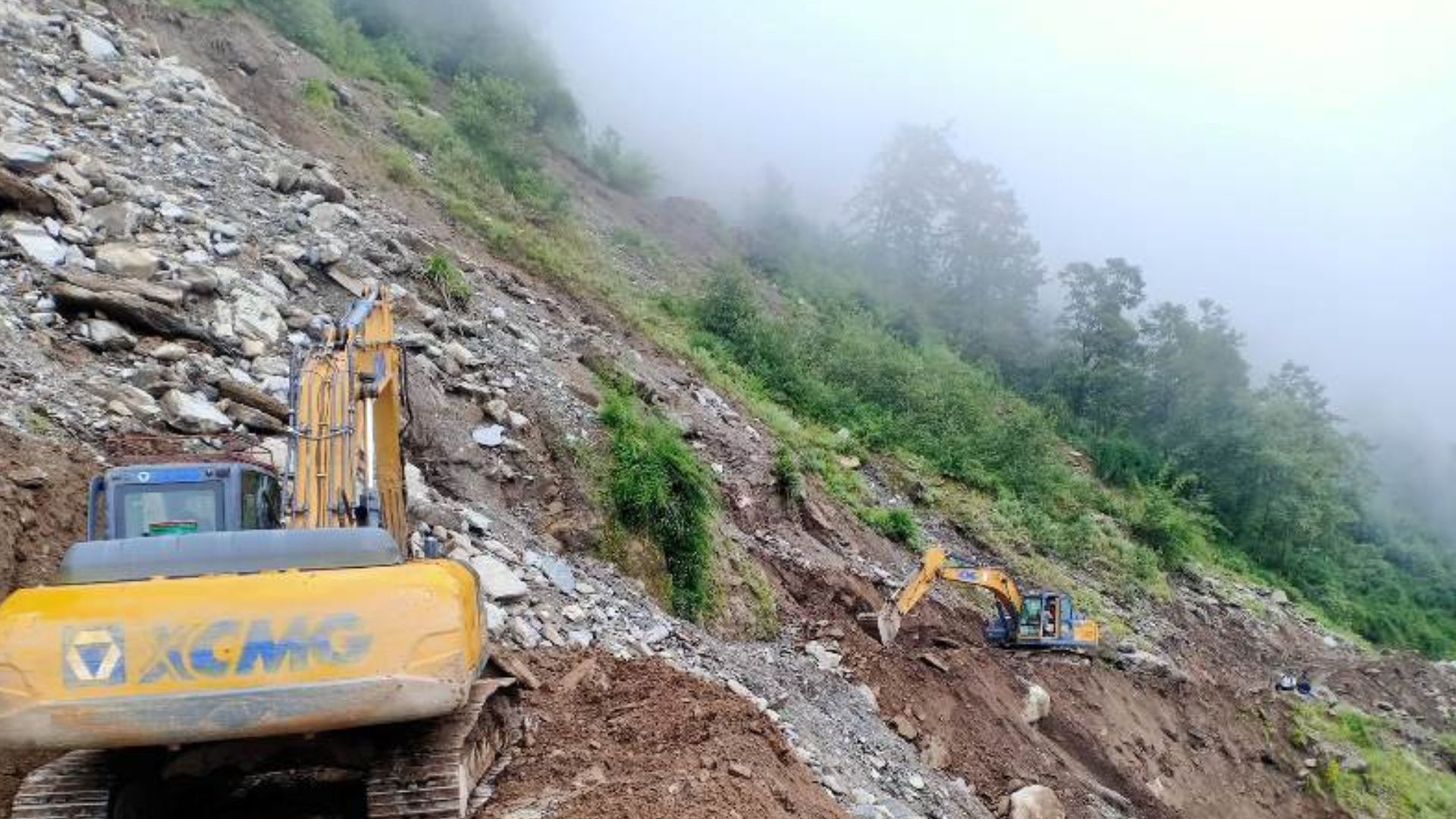 Barpak-Laprak road section obstructed for past three months