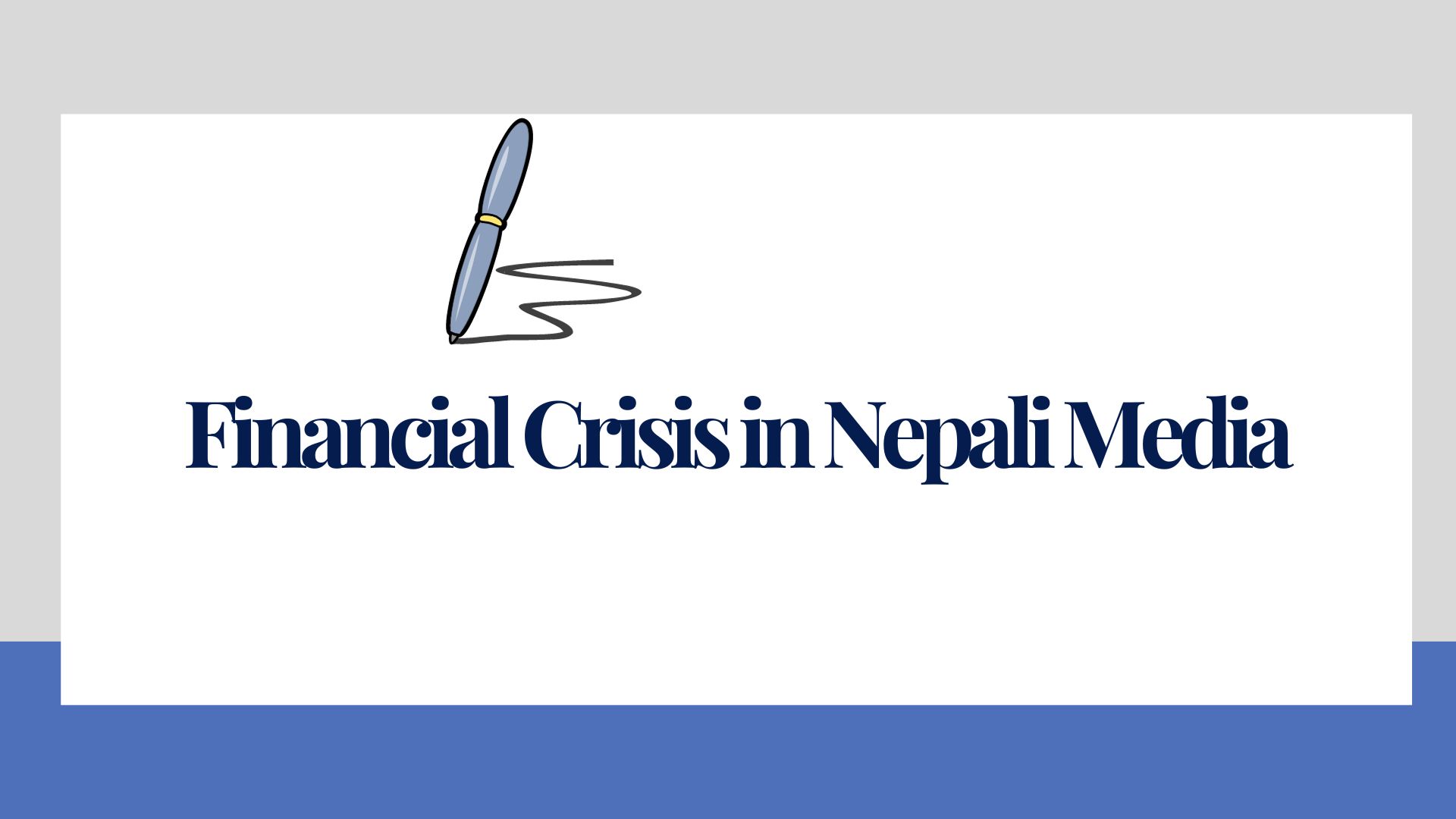 Nepali media faces sustainability crisis, says report   